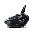 Midland BTR1 Advanced Motorcycle Bluetooth Headset - 4-Rider Intercom System with Wired and Boom Mic, RCF HD Sound, Music Sharing, DNK Noise…