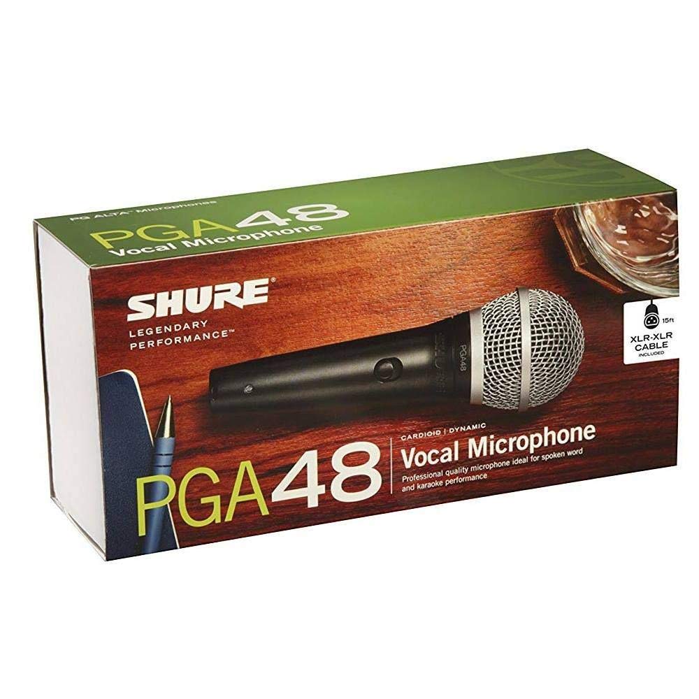 Shure PG48-QTR Cardioid Dynamic Microphone