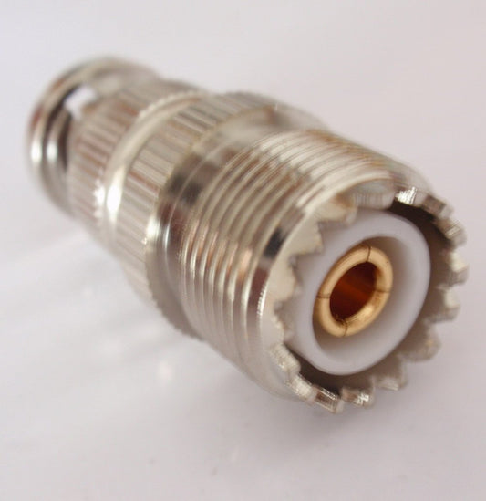 Saide Electronics 2pcs RF coaxial Coax Adapter BNC Male to UHF Female SO-239 SO239