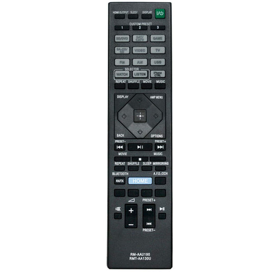 New RMT-AA130U Replace Remote Control for Sony STR-DN1060 Home Theatre AV Receiver