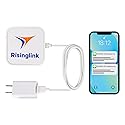Risinglink WiFi Power Outage Alarm Detector, Power Failure & Restoration Alerts with SMS Text, Email & Audible Alarm