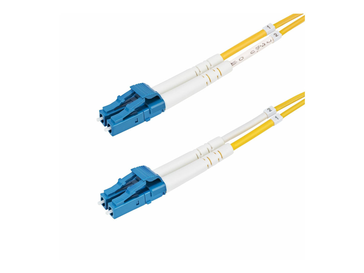 StarTech 82ft/25m OS2 Fiber Cable, LC to LC, 9/125 Duplex, LSZH