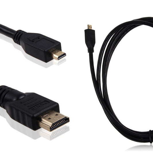 Durpower 6FT Micro HDMI Video/Audio Output HDTV TV Cable Lead Cord Compatible with Samsung Camcorder HMX-F90 BN F90BP F90SN