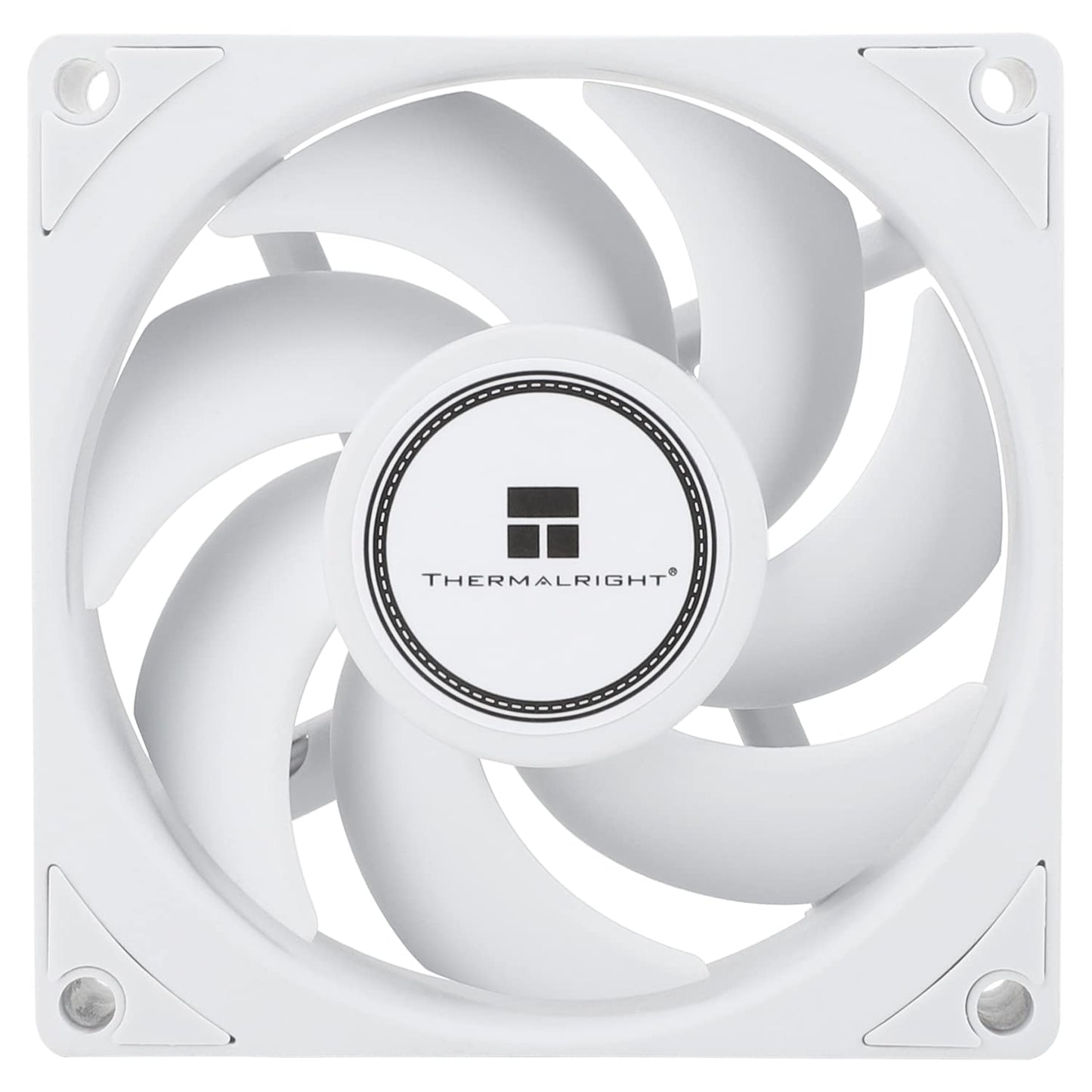 Thermalright TL-B8W CPU Fan, Computer Case Cooling Quiet 4pin PWM Fan, 80mm Silent PC Cooling, wtih 2200RPM Speed, Low Noise 24dba, Desktop CPU