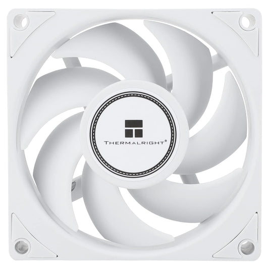 Thermalright TL-B8W CPU Fan, Computer Case Cooling Quiet 4pin PWM Fan, 80mm Silent PC Cooling, wtih 2200RPM Speed, Low Noise 24dba, Desktop CPU