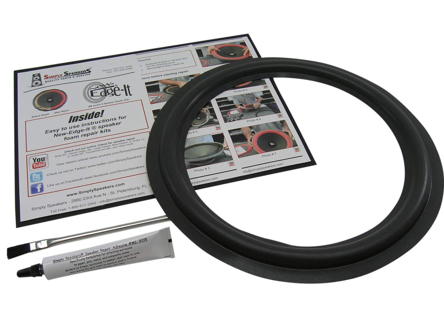 Velodyne 12 Inch Subwoofer Foam Speaker Repair Kit FSK-12A-1 (Single)