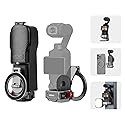 BRDRC Pocket 3 Magnetic Mount, Phone Holder for MagSafe Aluminum Alloy Magnet Expansion Adapter with Cold Shoe for DJI OSMO Pocket 3 Creator Combo/for