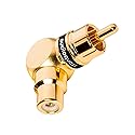 AudioQuest 90 Degree RCA male to RCA female adapter