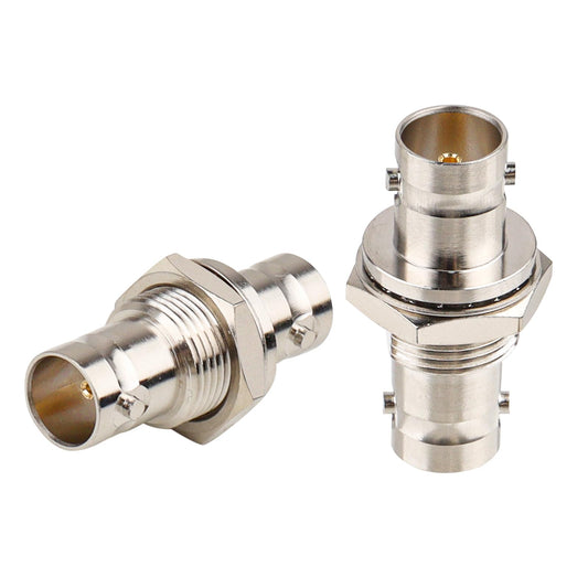 XRDS -RF 2PCS 75 Ohm BNC Female to BNC Female SDI Connector, Adapter for HD-SDI/3G-SDI/4K/8K SDI Video Camera Cable