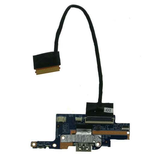NS-C433 Power Button USB Board with Cable for Lenovo Yoga C740-14IML 5C50S24993 DC020024J10
