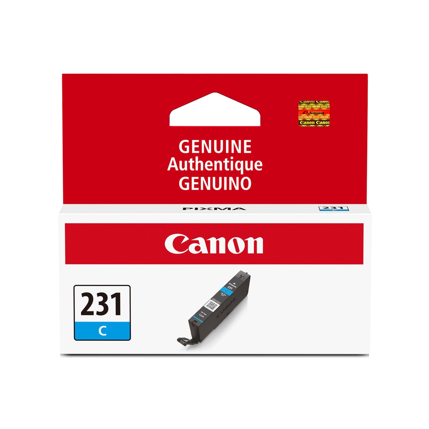 Canon CLI-231 Genuine Cyan Ink Tank, Compatible with PIXMA TS8820 Printers