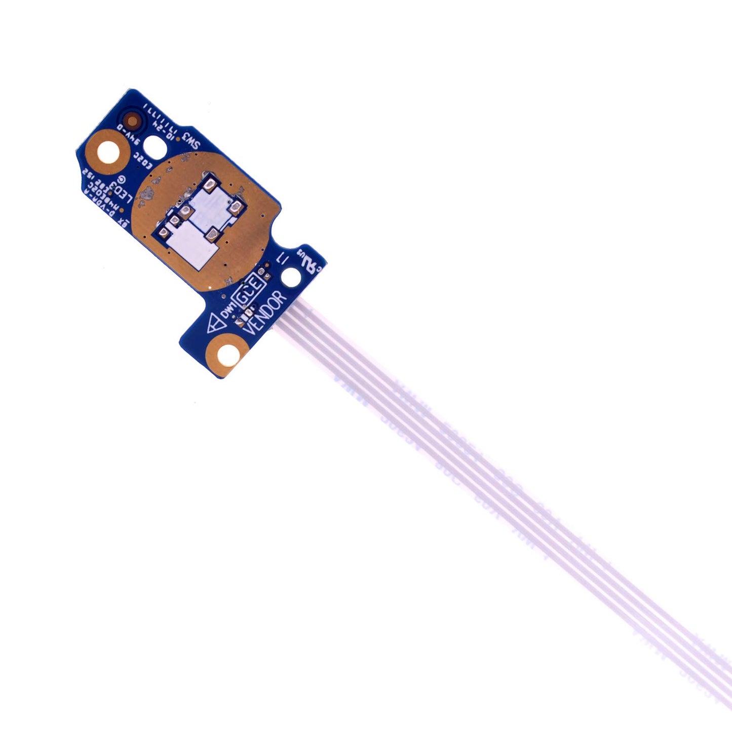 Deal4GO New Power Button Board with Ribbon Cable Replacement for Dell Inspiron 15 7566 7567 P65F BCV00/BCV10 WDRC4 LS-D994P