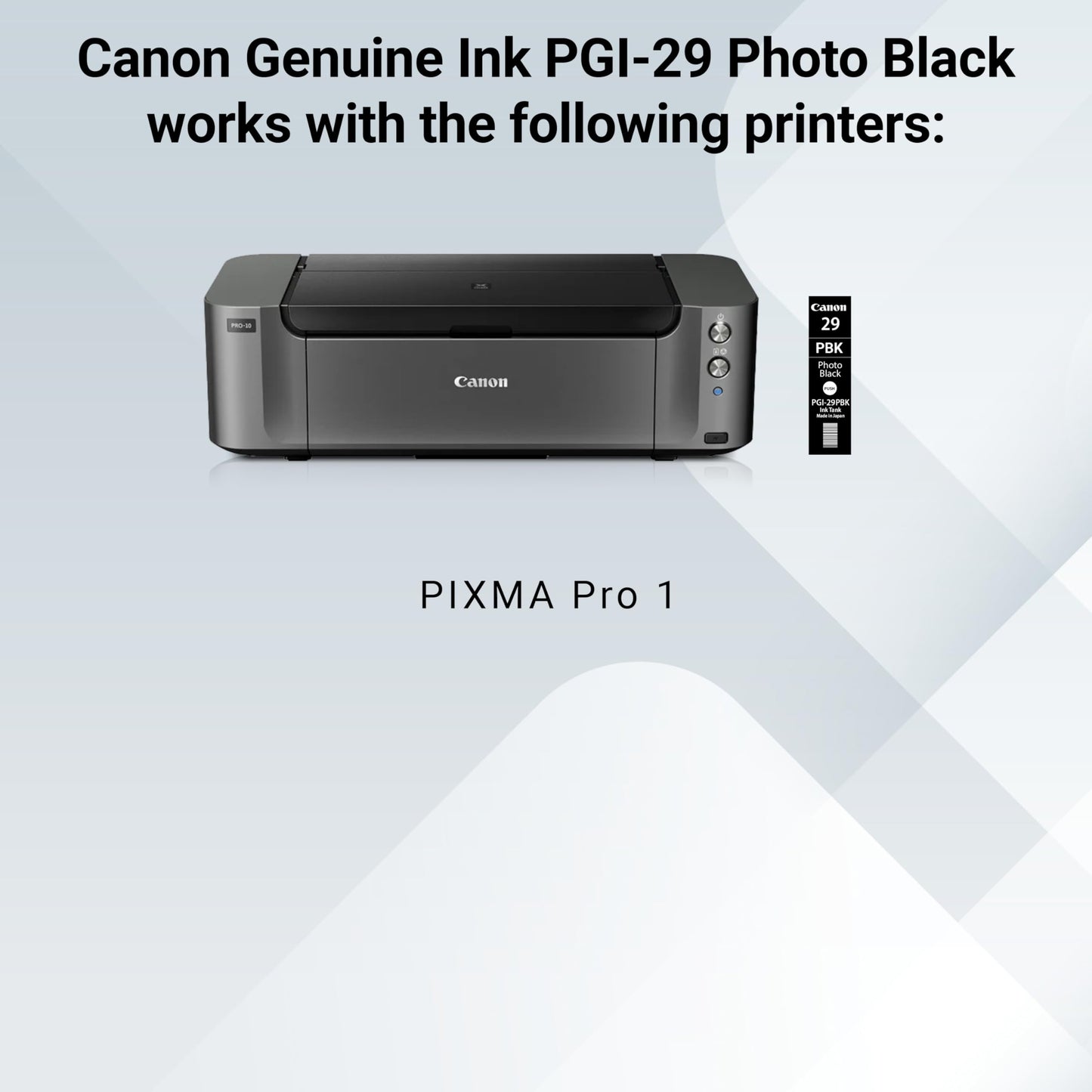 Canon PGI-29 Genuine Photo Black Ink Tank, Compatible with PIXMA PRO-1 Printers