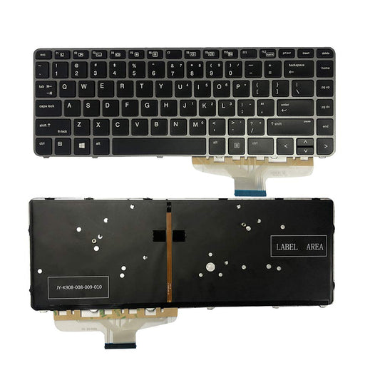 Zahara Laptop Backlit US Keyboard Replacement for HP Elitebook Folio 1040 G3 818252-001 844423-001 9Z.NCHBQ.001, NSK-CY0BQ (Black)
