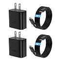 45W Fast Charger USB C Compatible with Samsung Charger with 10FT Type C Charging Cable Compatible with Samsung Galaxy S25 Ultra/S25+/S25/S24