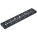 HITHUT PU-200 200mm Universal Lengthened Quick Release Plate Slide Rail with D-Ring Screw for Tripod Ball Head DSLR Camera, Arca-Swiss Compatible