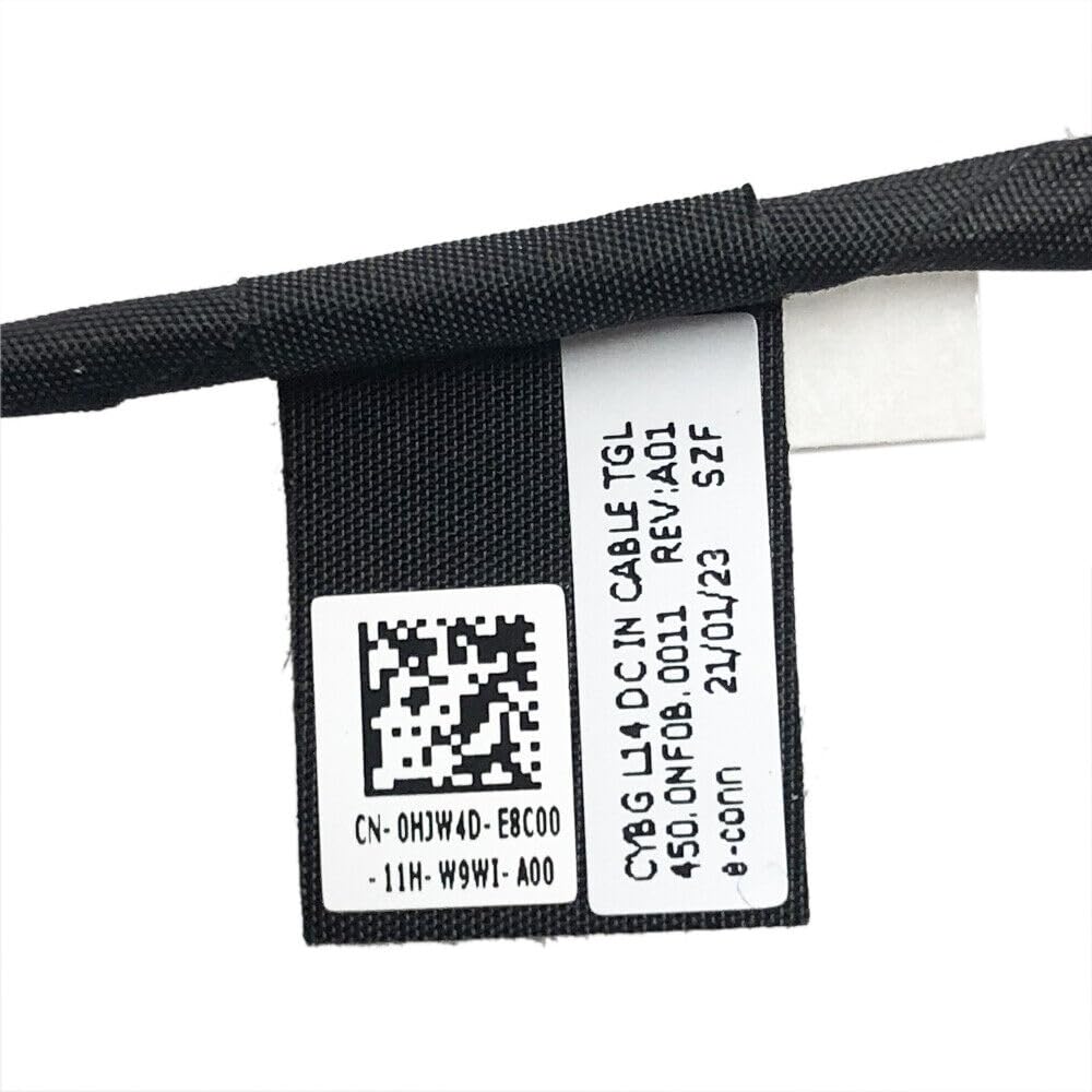 GinTai DC Jack Power Cable Connector Socket for Dell Latitude 3420 3430 P144G003 3520 3530 E3420 CYBG L14 2 in 1 0HJW4D HJW4D 450.0NF0B.0001