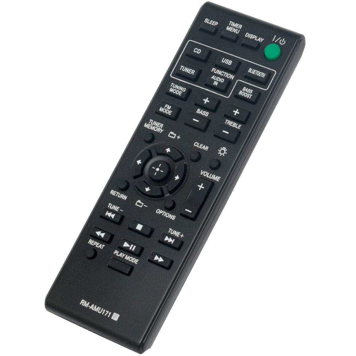 RM-AMU171 Replace Remote Control for Sony Hi-Fi System CMT-BT60 CMT-SBT100 CMT-SBT100B