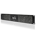 AC Infinity CLOUDPLATE T7, Rack Mount Fan Panel 2U, Exhaust Airflow, for Cooling AV, Home Theater, Network 19” Racks