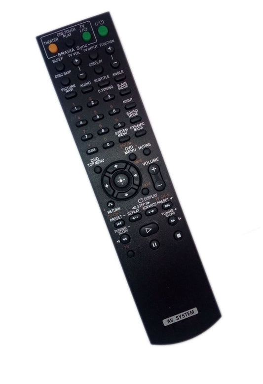 Replaced Remote Control for Sony DAV-HDX475 HCDHDX475 DAVHDX576 DAV-HDX587WC DAVHDX275 Home Theater Audio/Video Receiver AV System