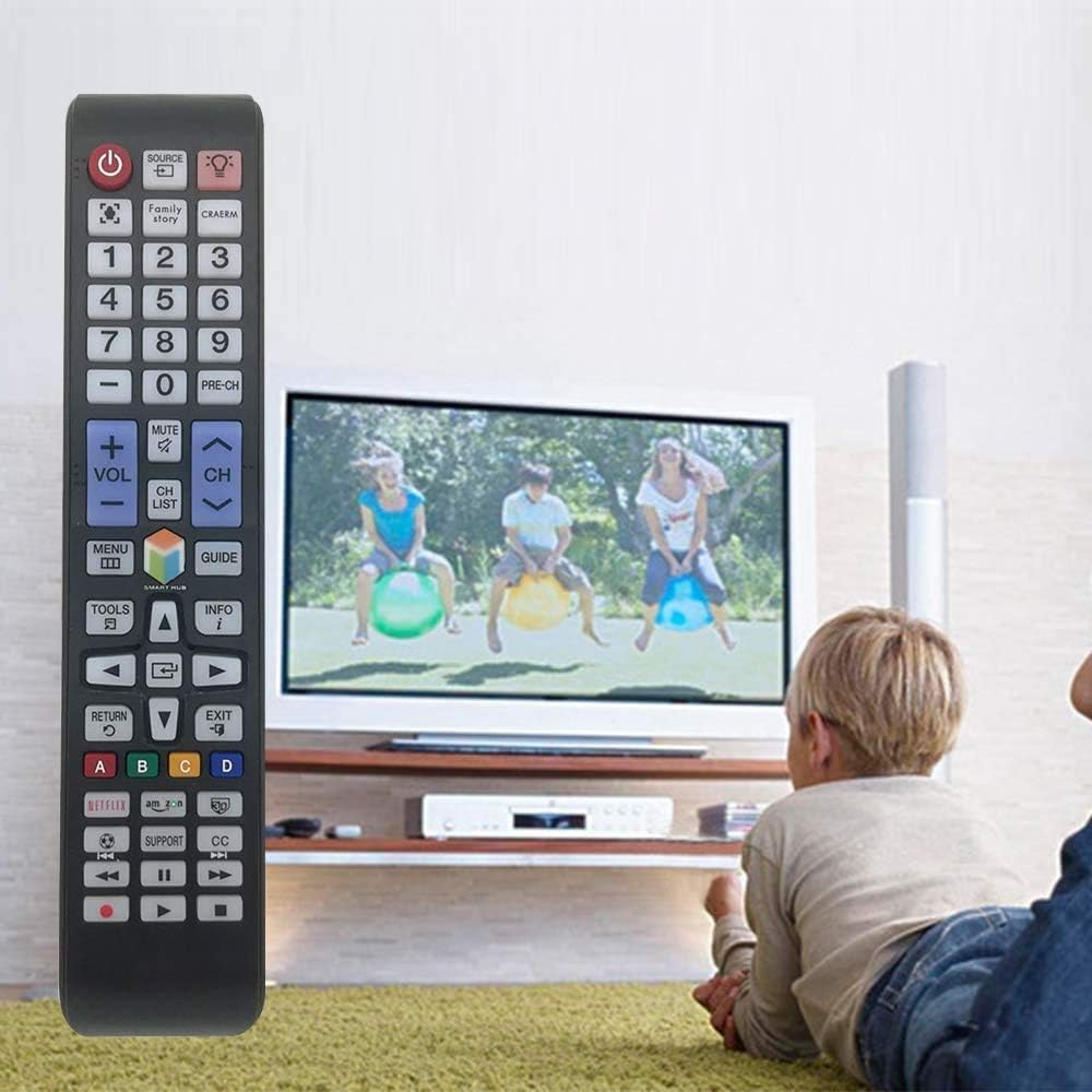 Universal Remote Control fits for All Samsung LED HDTV Smart TV with Netflx Amaz Button and Samsung Backlit Remote - No Setup Needed