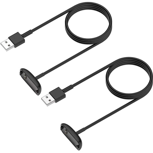 EEweca [2-Pack] Charger Cable for Fitbit Inspire 3 (3.3 ft/1.0 ft)