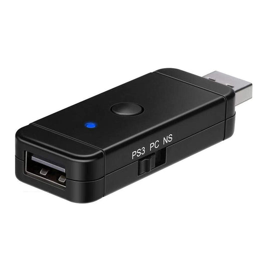 JZW-Shop Wireless Adapter for Switch/PC/PS4/PS3/Xbox One X/S Controllers - Bluetooth Support for Wireless and Wired Xbox One/360 Controllers