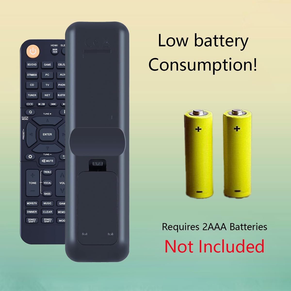 Remote Control Replacement for Onkyo AV Receiver RC-972R TX-NR7100 TX-NR6100 TX-NR5100 TX-NR3100 TX-NR696 TX-SR494 TX-NRSR393 TX-RZ50 TX-RZ70