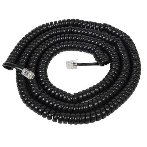 ICC GCHA444025-FBK / 25' BLACK Handset Cord