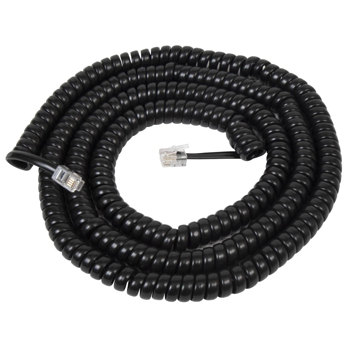 ICC GCHA444025-FBK / 25' BLACK Handset Cord