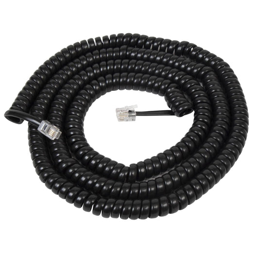 ICC GCHA444025-FBK / 25' BLACK Handset Cord