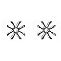 Kicker (2) 08GL715 Square 15 Inch 380mm Cast Grille Bundle for L7 Subwoofers