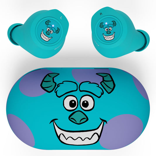 Disney/Pixar Monsters Inc Bluetooth Earbuds w/Charging Case- Wireless Headphones w/Built-in Mic+ Up to 30 Hrs Playtime- Monsters Inc Gifts for Girls…