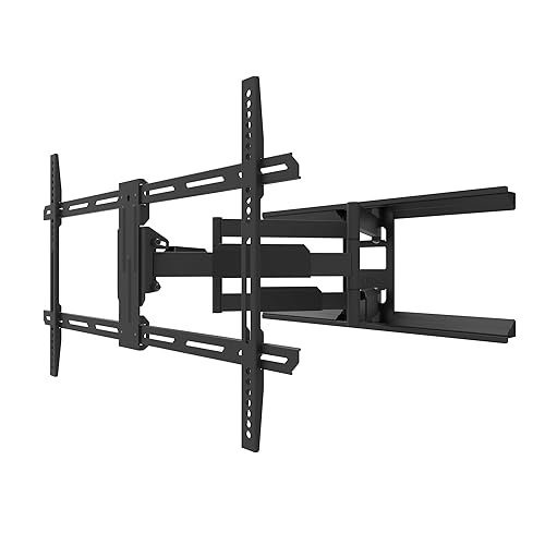 Kanto LDX690 Full Motion TV Wall Mount for 40" - 90" TVs | Black