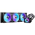 Phanteks Glacier One 420D30 X2 AIO Liquid CPU Cooler, Evolv X2 Aluminum Cap Design, 3X Performance D30-140 D-RGB Fans, for Intel LGA 1851, 1700, 1200