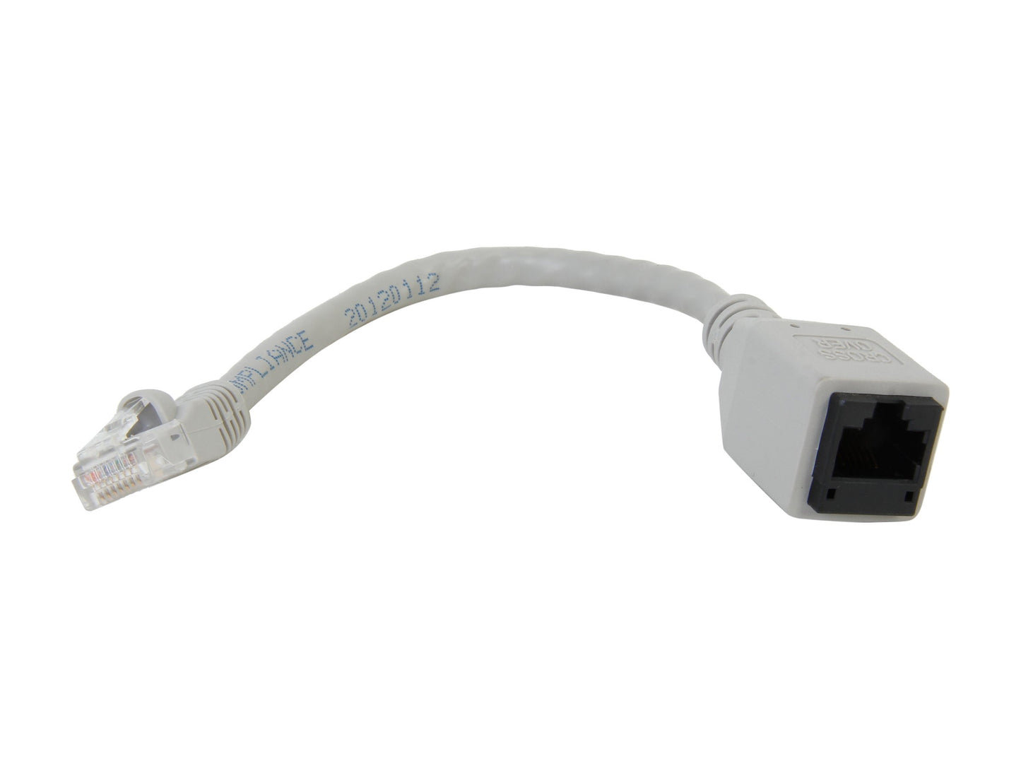 Nippon Labs AD-X6-X02-MF Cat 6 Crossover M/F 8P/8C 7.5-Inch Adaptor, Gray