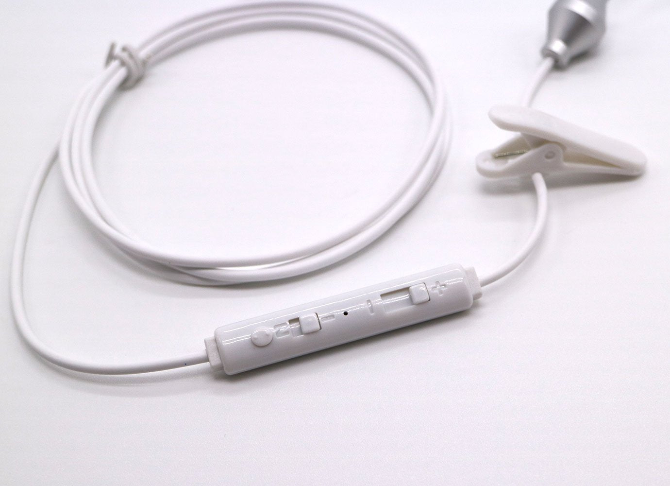 FBI Style Acoustic Tube Earphone Noise Reduce Compatible with iPhone Samsung HTC 3.5mm Mic