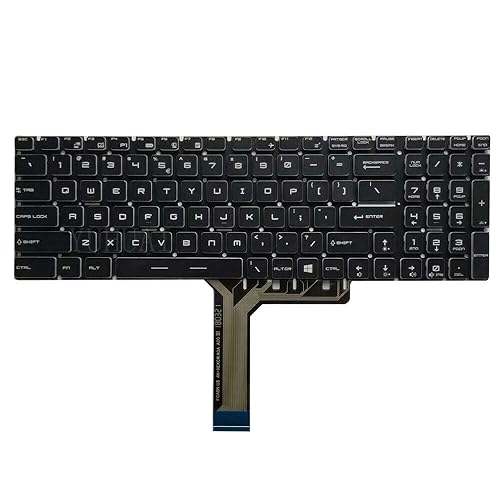 Laptop Replacement Keyboard Fit MSI MS-16J1 MS-16J2 MS-16J1C MS-13J3 MS-16J9 MS-179B MS-16JB US Layout Colorful Backlight