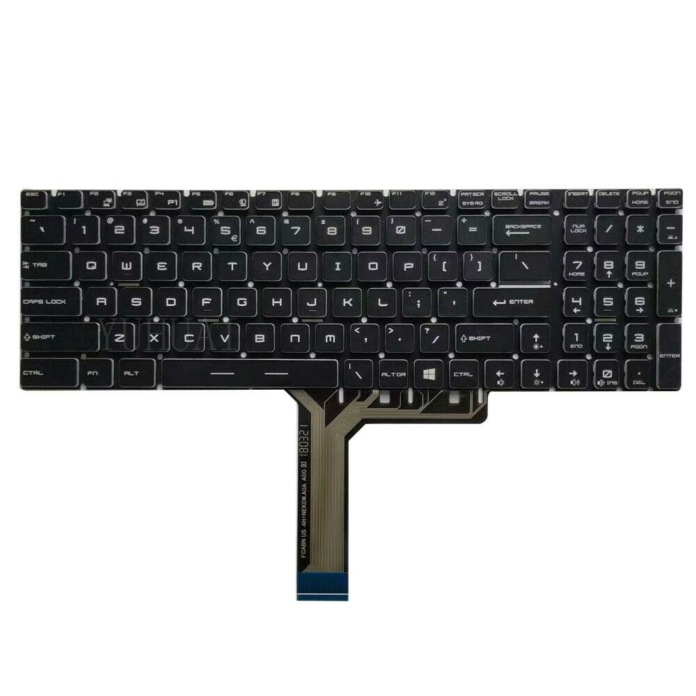 Laptop Replacement Keyboard Fit MSI MS-16J1 MS-16J2 MS-16J1C MS-13J3 MS-16J9 MS-179B MS-16JB US Layout Colorful Backlight