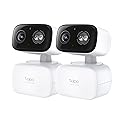 Tapo 2K Indoor/Outdoor Pan/Tilt Wired Security Camera - Baby Monitoring, Person & Baby Cry Detection, 360° Motion Tracking, Night Vision
