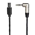 Timecode Cable for Sony FX3, FX30, A7S3, A1 Cameras, 3.5mm & Micro USB, Compatible with Tentacle Sync Track E Pocket Audio Recorder