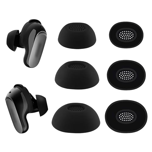 XMTYAN Replacement Ear Tips Compatible with Bose QuietComfort Ultra Earbuds (2nd Gen, 2025), Soft Silicone Eartips with Portable Storage Box (3