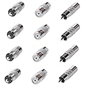 SATMAXIMUM RCA Male to F Female Coax Adapter, AV Coaxial Connector for Audio/Video Applications (20 Pack).