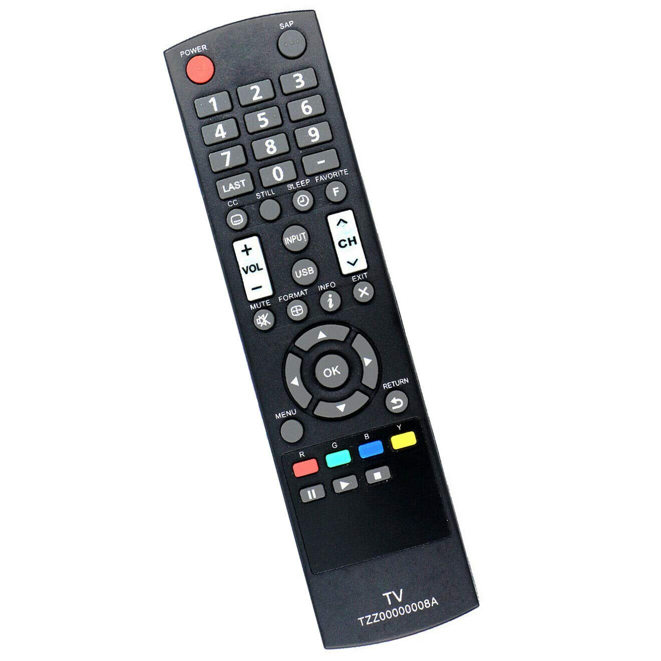 New TZZ00000008A Remote Control Compatible for Panasonic LCD TV TC-L32C5 TC-32LC54 TC-L42U5