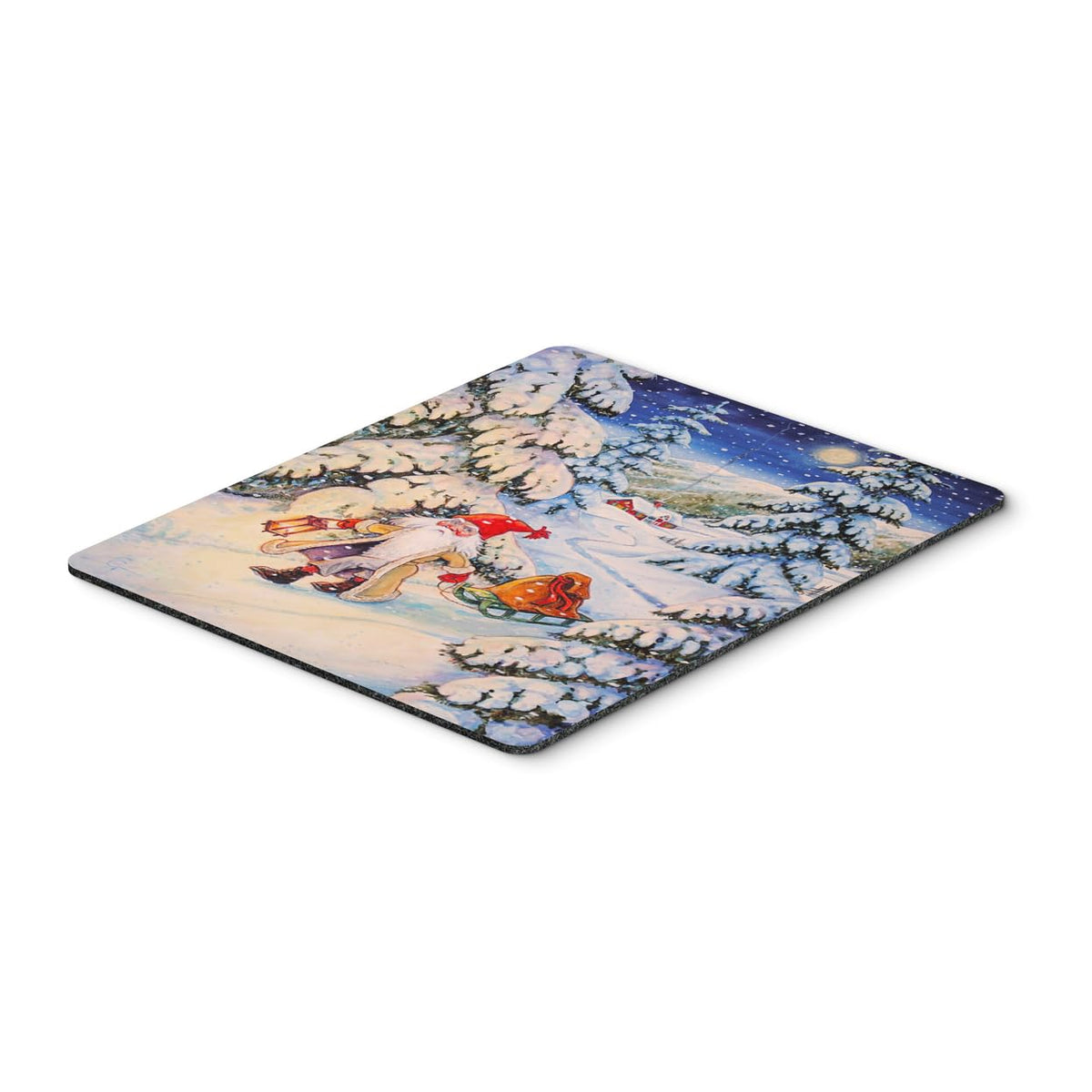 Caroline's Treasures ACG0144MP Christmas Gnome Pulling a sled Mouse Pad, Hot Pad or Trivet for Home Office Gaming Working Computers Laptop Mouse