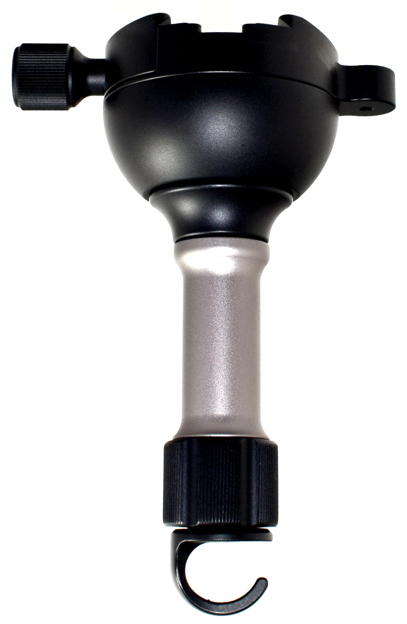 Desmond DHB-75LC 75mm Leveling Half Ball Adapter for Video Bowl Tripod Long Handle + Arca Compatible Clamp + Bubble Level + Sandbag Hook