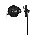 Koss KSC35 Ear Clip Headphones, Pivoting Ear Clip Design, Lightweight, Wired 3.5mm Plug, Black