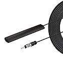 Bingfu Car Stereo FM AM Radio Antenna Car Adhesive Mount Hidden Patch Antenna for Vehicle Truck SUV Stereo in Dash Head Unit CD Media Receiver Player