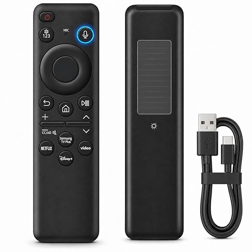 HSHONG BN59-01455A Voice Remote Control Replacement for Samsung Smart TVs, Compatible with QLED OLED Frame TV S95C S90C S95D S90D LS03D Q60 Q70 Q80