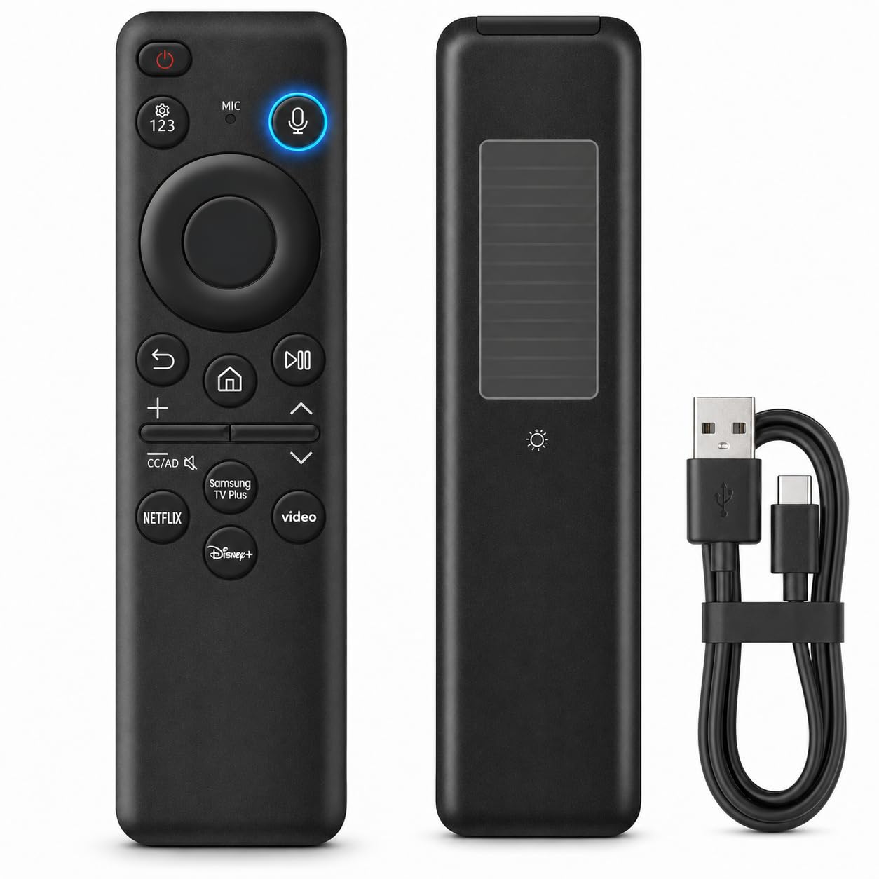 HSHONG BN59-01455A Voice Remote Control Replacement for Samsung Smart TVs, Compatible with QLED OLED Frame TV S95C S90C S95D S90D LS03D Q60 Q70 Q80
